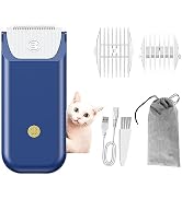 LEMULEGU Extra Safe High Speed Powerful Waterproof Mini Electric Pet Hair Grooming Trimmer Kits R...