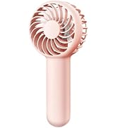 Gaiatop Mini Portable Fan, 3 Speed Powerful Handheld Fan, 2000mAh Battery Operated Cute Design Pe...