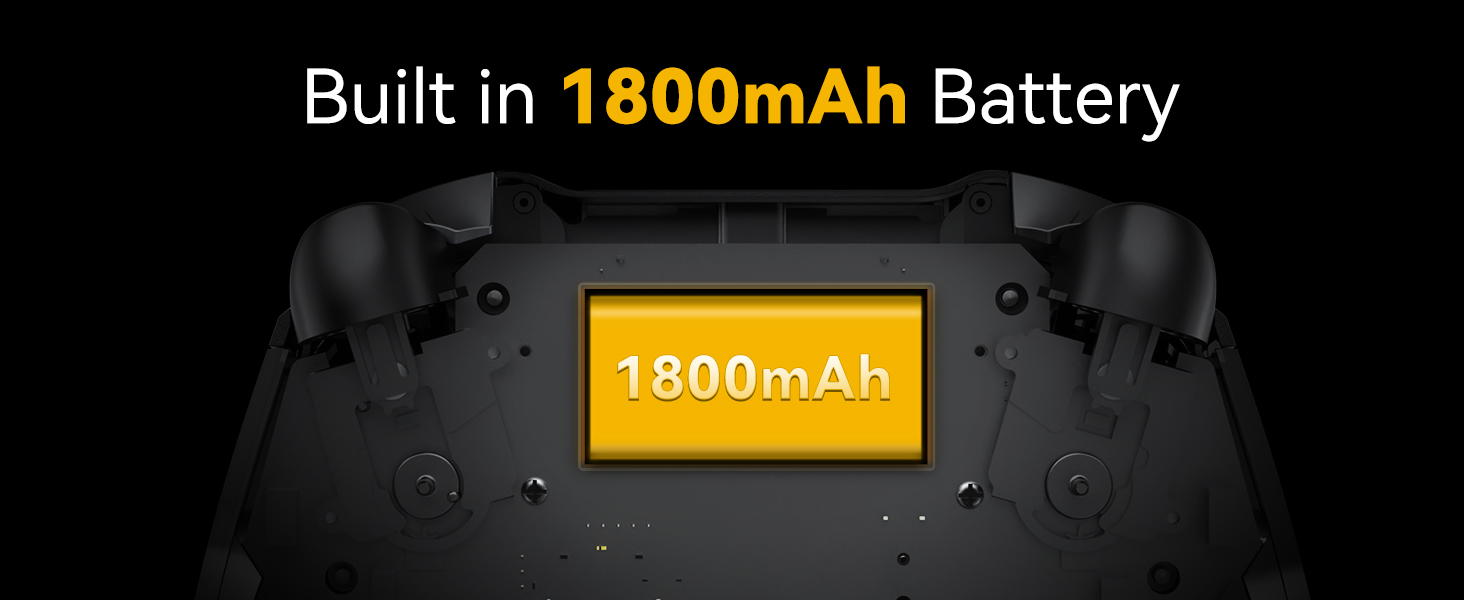 Built in 1800mAh Battery
