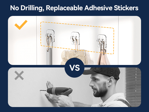 shower caddy adhesive replacement