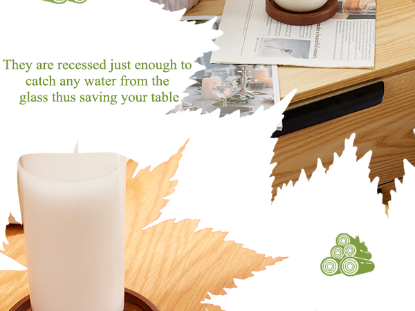 wood coasters