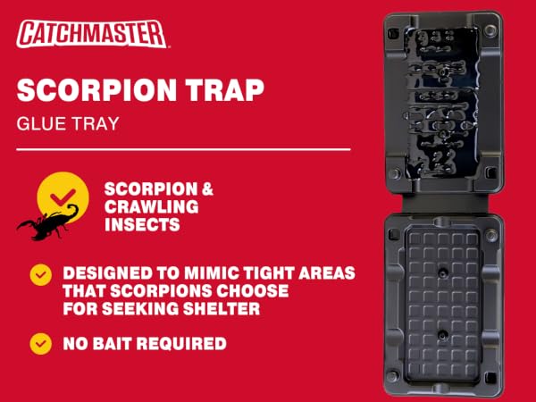 catchmaster scorpion trap glue tray made in usa pest control solutions