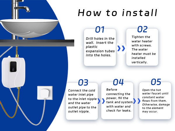 On Demand Hot Water Heater Electric