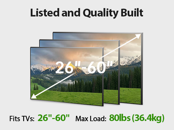 tv wall mount 55