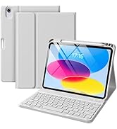 Wenlaty for iPad (A16) 11th/10th Generation Case with Keyboard - Detachable Wireless, Thin &amp; Ligh...