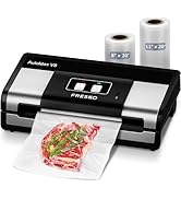 FRESKO Automatic Vacuum Sealer, Powerful Food Vacuum Sealer Machine, Auto Dry-Wet Detection, Bag ...