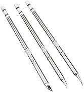 FEITA Soldering Iron Tips T12 Electrical Solder Tip Kits for Micro Electric Soldering Station, Sm...