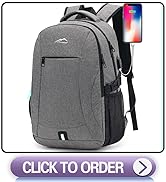 Laptop Backpack, Business Travel Anti Theft Bookbag with USB Charging Port for School College Wor...