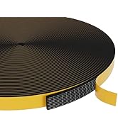 Egofix Weather Stripping Door Seal Strip,Black Weatherproof Foam Tape Insulation for Sliding Door...