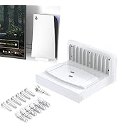 SOKUSIN Wall Mount for PS5 - Wall Mount Kit Shelf for Playstation 5 on Wall Behind TV, PS5 Game C...