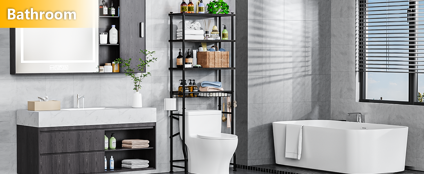 bathroom over the toilet organizer