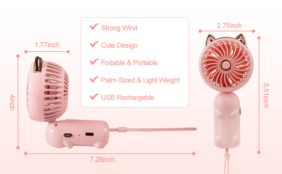 pink fan