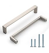 KNOKLOCK 10 Pack 5 Inch(128mm) Kitchen Cabinet Handles Brushed Satin Nickel Cabinet Pulls Kitchen...