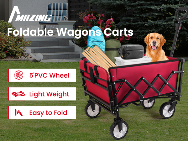 foldable wagons carts