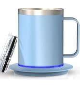 YIMUBREEZ Self Heating Coffee Mug for Desk,Heated Cup with 10H Auto Shut-Off, USB Powered Mug War...