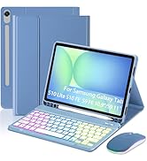 EAMPANG Case with Keyboard Mouse for Samsung Galaxy Tab S10 Lite/S10 FE 5G/S9 FE 10.9 Inch/S9 11 ...