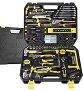 DOWELL Mechanic Tool Set Socket Wrench Auto Repair Tool Set 168-Piece Hand Tool Kit Toolbox Stora...