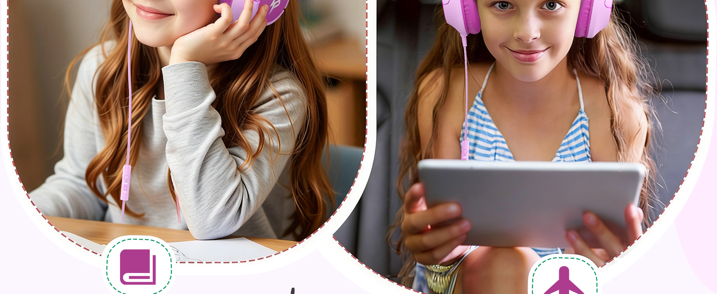 kids headphones with cord