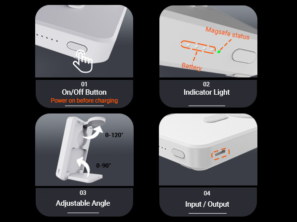 magsafe charger stand wireless