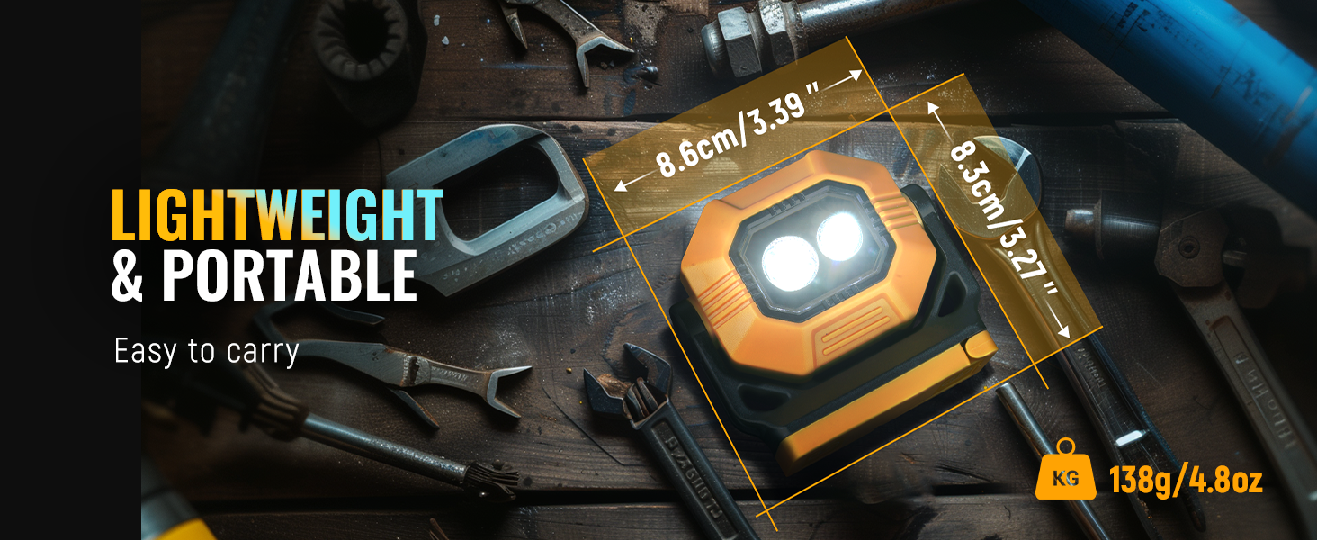 LIGHTWEIGHT &amp;amp; PORTABLE - Easy to carry
