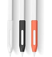 Grip Holder for Apple Pencil 2nd Generation Accessories,Protective Silicone Sleeve Cover Ergonomi...