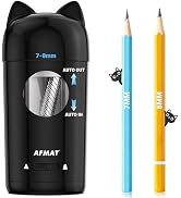 AFMAT Electric Pencil Sharpener, Fully Automatic Pencil Sharpener for Kids, Auto in &amp; Out, for f7...