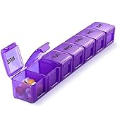 Pill Organizer XL Extra Large Weekly and Daily Pill Cases for Pills/Vitamin/Fish Oil/Supplements ...
