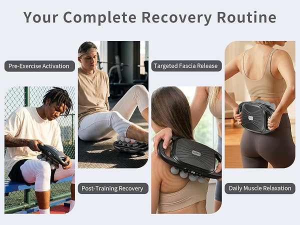 back massager for pain relief deep tissue