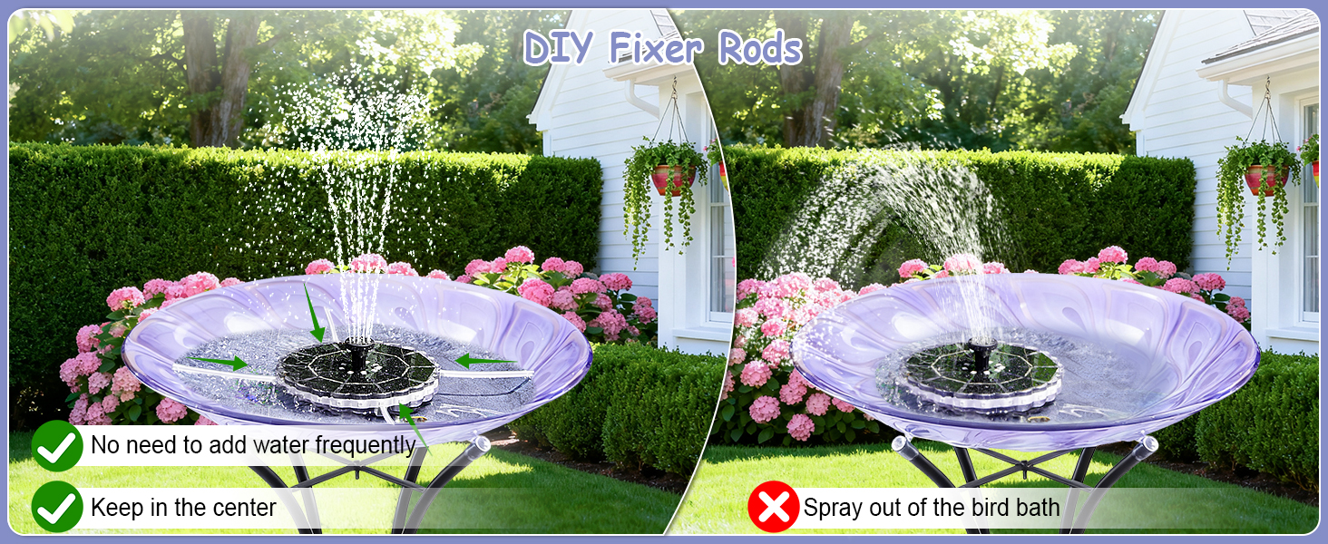 solar fountain for pond