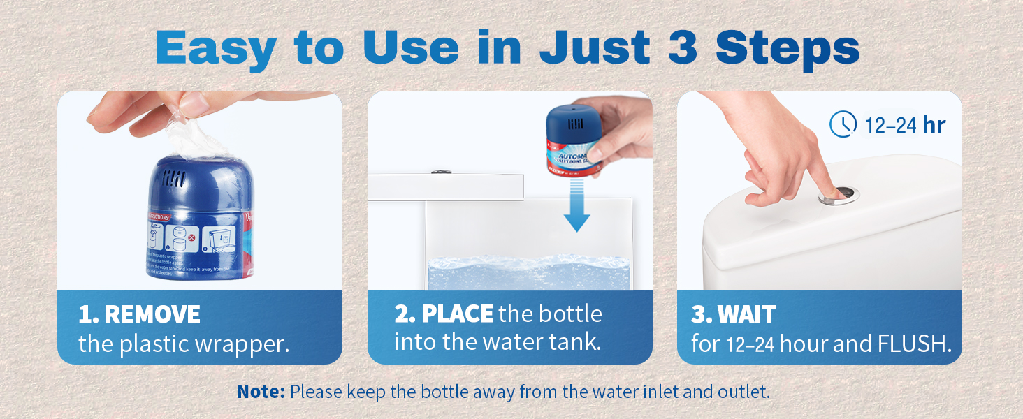 Vacplus Automatic Toilet Bowl Cleaner Tablets