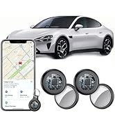 2026 New Air Tracker Tags (4-Pack), Tukio GPS Tracker Work with Apple Find My (iOS Only), Key Fin...