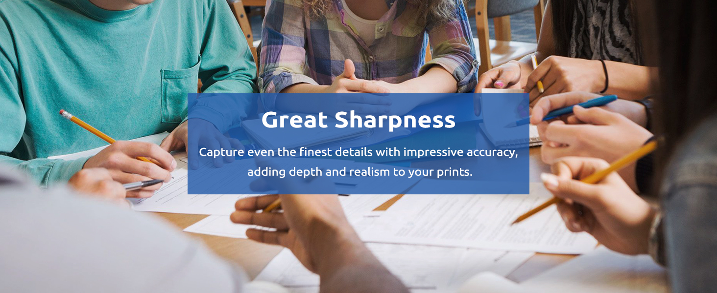 great sharpness