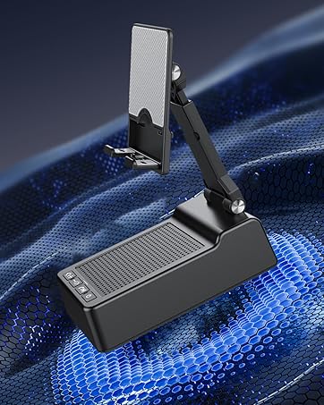 Phone Stand with Wireless Bluetooth Speaker