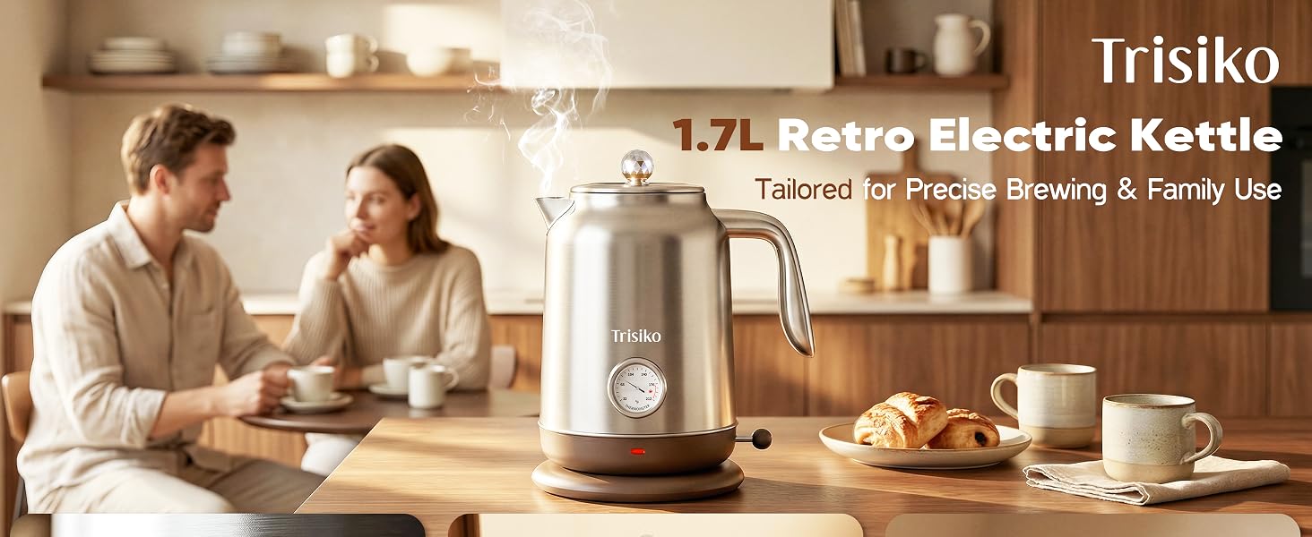 1.7L Retro electric kettle