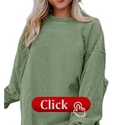SHEWIN Oversized Sweatshirts for Women Loose Fit Casual Crewneck Sweatshirts Long Sleeve Pullover...