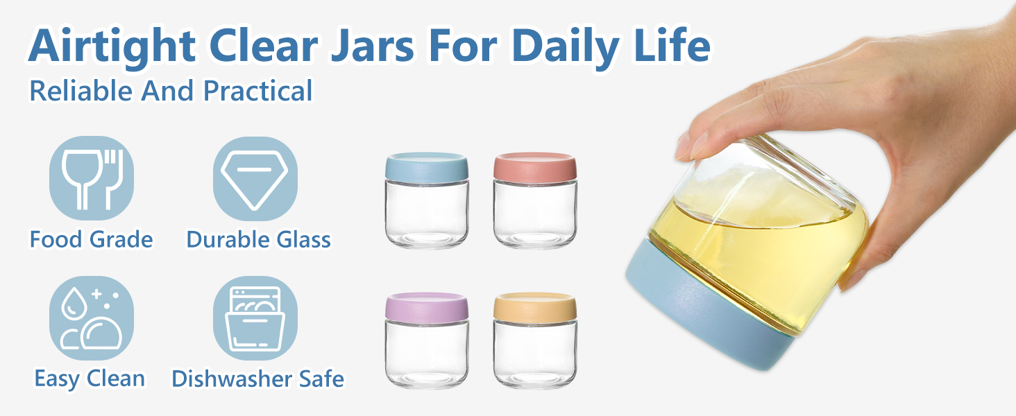 10oz glass jars