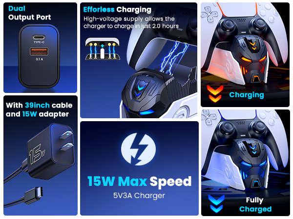 ps5 controller charger