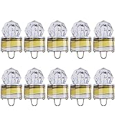 Edearkar LED Fishing Light Underwater 10-Pack Deep Drop Lights Waterproof Diamond Tubular Underwa...