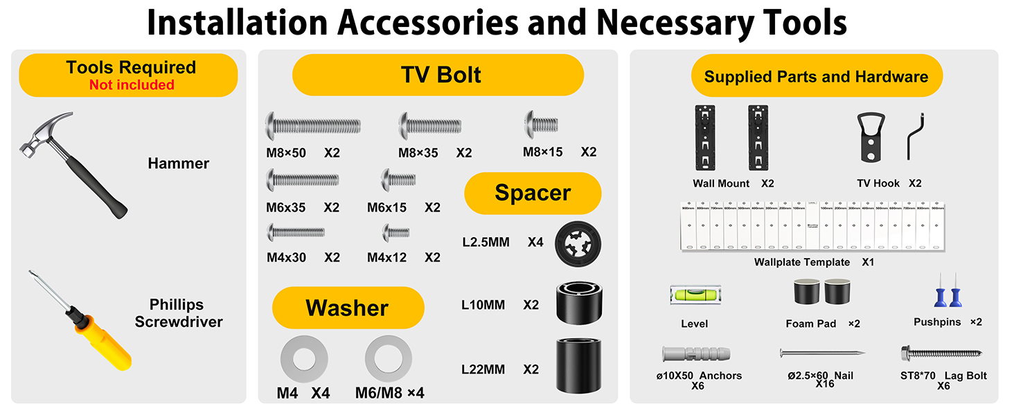 renter friendly tv mount