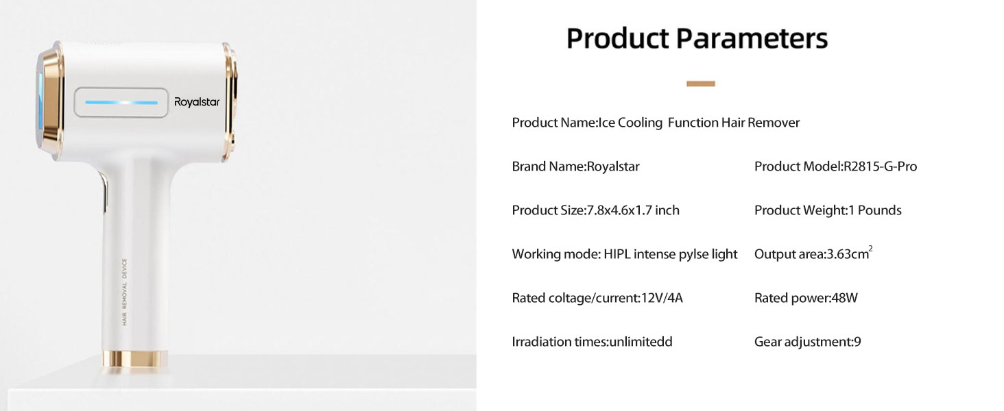 Laser Hair Removal,999,900+ Flashes IPL Hair Removal Device for Women and Men