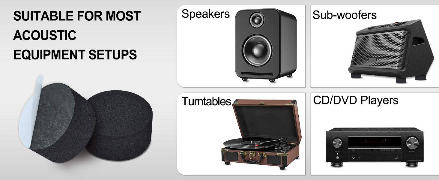 suitable for most acoustic equiment