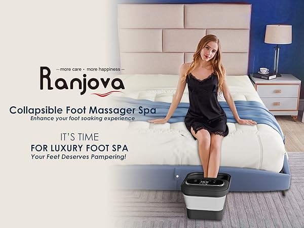 Collapsible foot bath