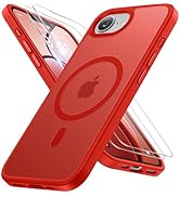 Miracase for iPhone 16e case &amp; iPhone 17e Case for MagSafe [with 2×9H+ Screen Protectors] TOP Mil...