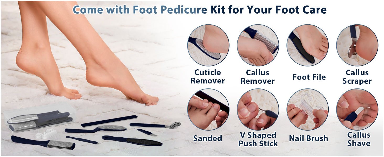 With Pedicure Kit