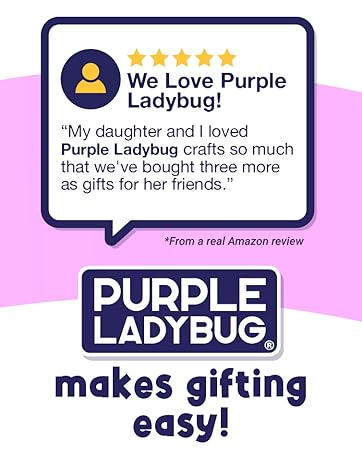 Real review: A favorite among kids and parents, love gifting Purple Ladybug craft kits again &amp;amp; again