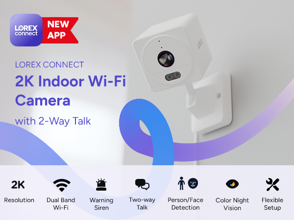 Lorex Connect 2K Indoor Wi-Fi Camera
