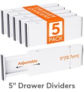 5&amp;#34; Drawer Dividers