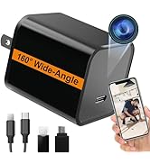 ALPHA TECH WiFi Smart Camera Charger with Premium Wide-Angle 160° – Live Remote View – 2.4G/5G Wi...