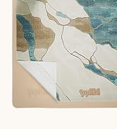 Yoga Mat and Towel Set – 6×4 ft Large Workout Mat with Matching Yoga Towel, Non-Slip, Home-Friend...