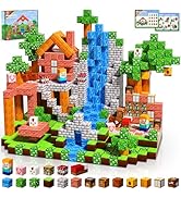 Magnetic Blocks - 100PCS Magnetic Building Blocks Cubes, Magnet Toys for Kids Age 3+, Toy Buildin...